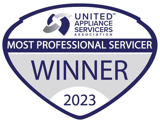 United Appliance Servicers Association — Most Professional Servicer 2023 badge