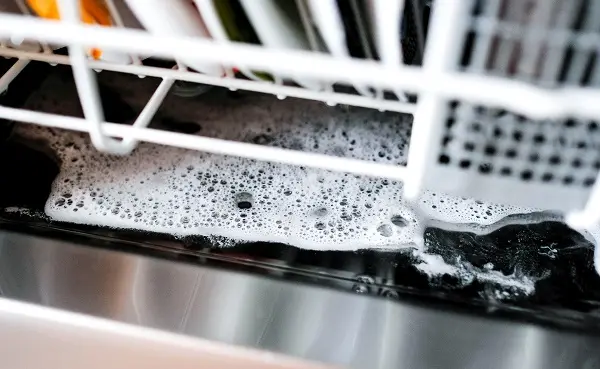 standing water in my LG dishwasher